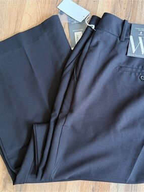 Worthington Black High-Rise Curvy Trousers - Classic Waistband